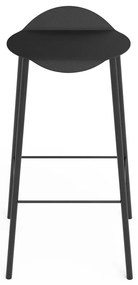 Черен кожен бар стол Flamingo Bull – LIND DNA