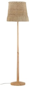 Подова лампа с ратанов абажур в естествен цвят (височина 160 cm) Kakasi – Bloomingville