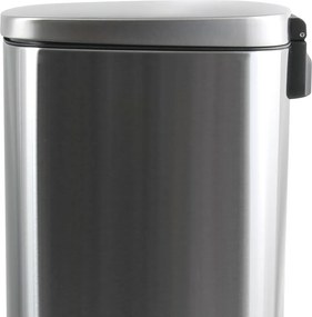 Стоманено кошче за боклук с педал в матово сребрист цвят 50 l Akira – Spirella