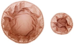 Светлорозови текстилни детски кутии за съхранение в комплект от 2 бр. ø 30x20 cm Bambie Vintage Nude – Lorena Canals