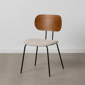 Кафяви и кремави трапезни столове в комплект от 4 броя Cleo - Ixia