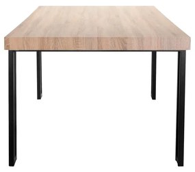 Трапезна маса с дъбов плот в естествен цвят 90x160 cm Azuma – Støraa