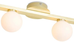 Модерна таванна лампа месинг IP44 4-светлина - Cederic