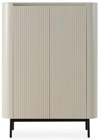 Кремаво шкафче 100x140x40 cm Willa – MOME