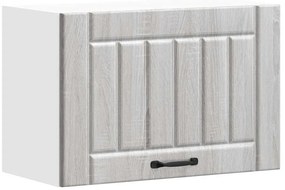 853843 vidaXL Кухненски стенен шкаф Lucca, сив сонома, инженерно дърво