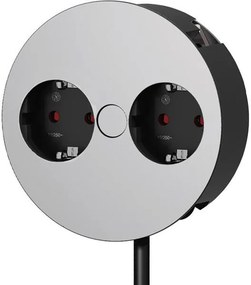 BACHMANN Модул TWIST с 2х Шуко, с кабел 2м, цвят Хром мат, - B931.021