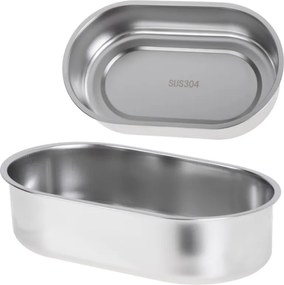 Електрическа кутия за обяд Adler AD 4505, 800 ml, До 50C, Стоманен съд за храна, Зелен