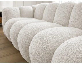 Бял диван от прежда с примки от букле 232 cm Hippolyte – Bobochic Paris
