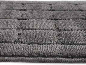 Антрацитни килими за баня в комплект 2 бр. 50x80 cm Kareli – Foutastic
