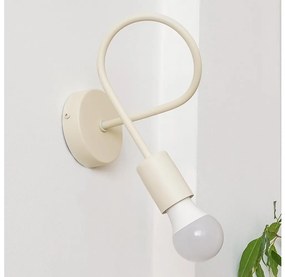 Стенно осветително тяло OXFORD 1xE27/15W/230V, кремаво