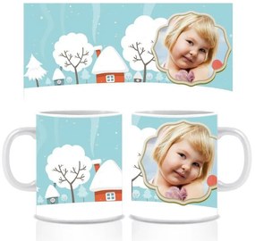 Чаша със снимка - Зимна приказка