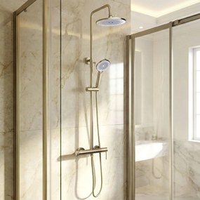 Кръгла душ глава REA JS-021 Gold Brush