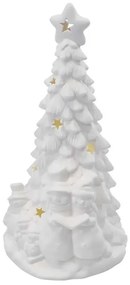 LED коледна декорация LED/2xAA топла бяла елха