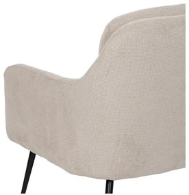 Бежово шенилово кресло Classic – Ixia