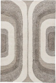 Сив/бежов килим със смес от вълна 170x240 cm Moro – WOOOD