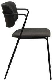 Черен трапезен стол Zed - DAN-FORM Denmark