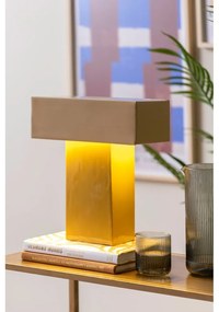 Жълта настолна лампа (височина 35 cm) Grato Recto – Leitmotiv