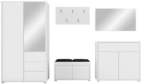 Мебели за антре Gesita V-Leuko-Gkri skouro