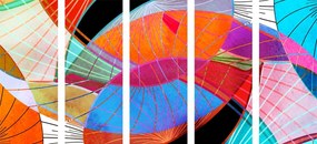 картини от 5 части – Пъстра абстракция