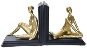 Raamatutugi DKD Home Decor Смола (31.5 x 9.5 x 20.5 cm) (2 pcs)
