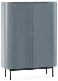 Сиво-синьо шкафче 100x140x40 cm Willa – MOME