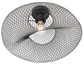 Модерна таванна лампа черна - Zora