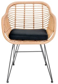 Комплект от 2 градински стола от изкуствен ратан Trieste - House Nordic