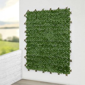 Зелен пластмасов балконски параван 300x100 cm Ivy – Maximex