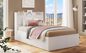 Легло + чекмеджета за матрак 120/200 Белини