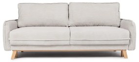 Бежов велурен разтегателен диван 218 cm Tori - Bonami Selection