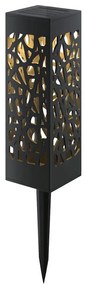 Aigostar - LED соларна лампа 0,006W, 1,2V, 28,5 см, черна, 6500K, IP44