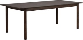 Сгъваема трапезна маса от масивен дъб 90x205 cm Derrymore – Rowico