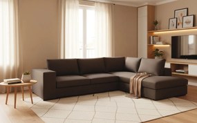 Ъгъл диван Carla-Left-280φ 220β-Ash