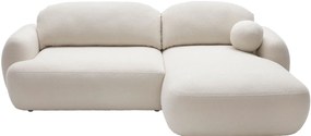 Ъглов диван Mayo-Кремаво-Дясно