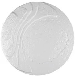 Horecano - Порцеланово плато на вълни кръгло 31см METEOR WHITE-(F3071-12)