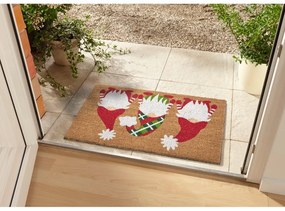 Постелка с коледен мотив от кокосови влакна 45x75 cm - Hanse Home