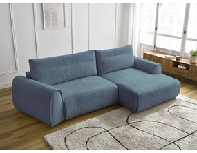 Син ъглов диван Aden – Bobochic Paris