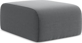 Сива кадифена табуретка Lani – Makamii