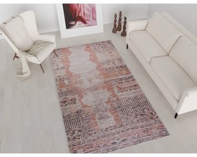 Светлочервен килим за миене 230x160 cm - Vitaus