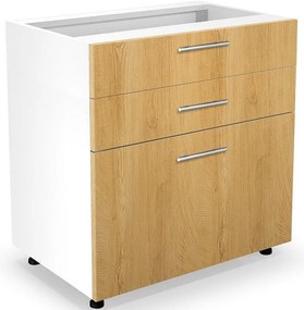 Долен шкаф Vento D3S-80/82 80см Меден дъб