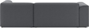 Тъмносив ъглов диван (десен ъгъл) Merid – Ropez