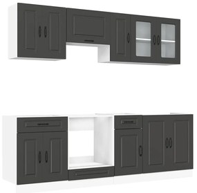 3314822 vidaXL Комплект кухненски шкафове от 8 части Kalmar, инженерно дърво