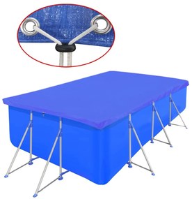 Покривало за басейн от PE, правоъгълна форма, 400 х 207 см, 90 g/m2