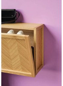 Етажерка за обувки с панти, изработена от дъбова дървесина Herringbone - Hübsch