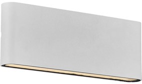 Nordlux - LED външно стенно осветително тяло KINVER LED/10W/230V IP54 бяло