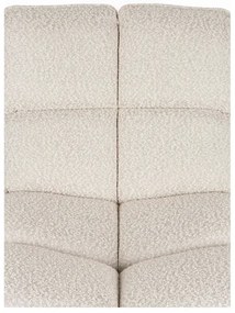 Кремаво въртящо се кресло от букле Bros – White Label