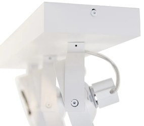 Дизайнерски прожектор бял регулируем 3-светлина - Go