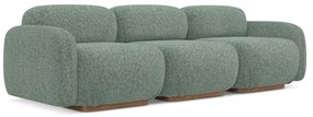 Светлозелен модулен диван 270 cm Ailani – Makamii