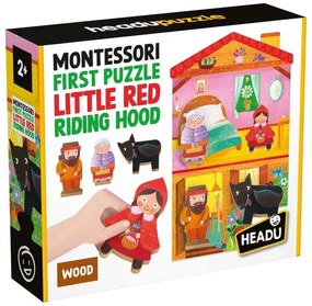 Образователен пъзел, Headu, Montessori, Моят първи пъзел, Червената шапчица