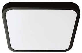 LED баня плафон 48W 230V IP44 6500K 42x42 см черен
